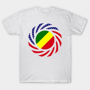 Congolese American (Republic of) Multinational Patriot Flag Series T-Shirt